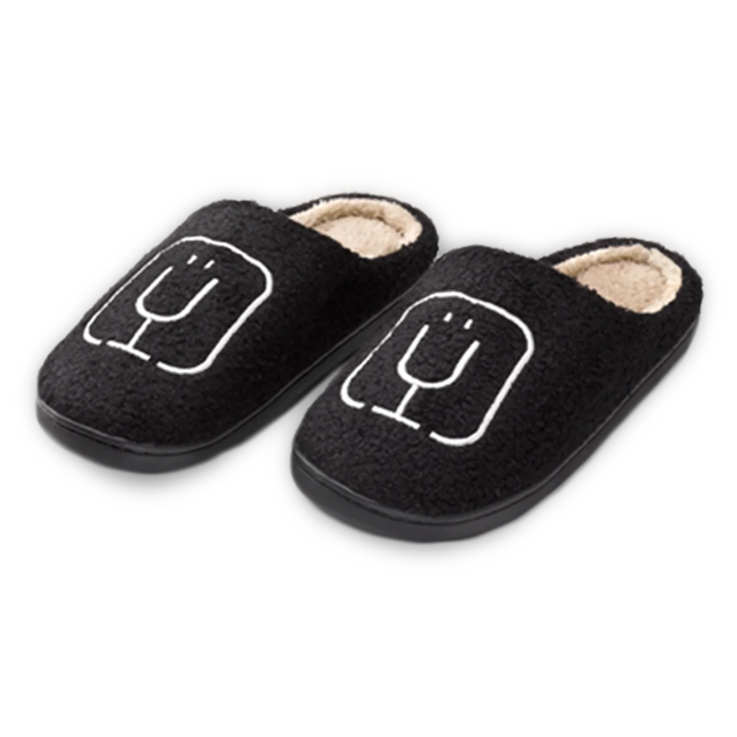 brumate-fuzzy-slippers-black-y3 apparel-slippers.webp